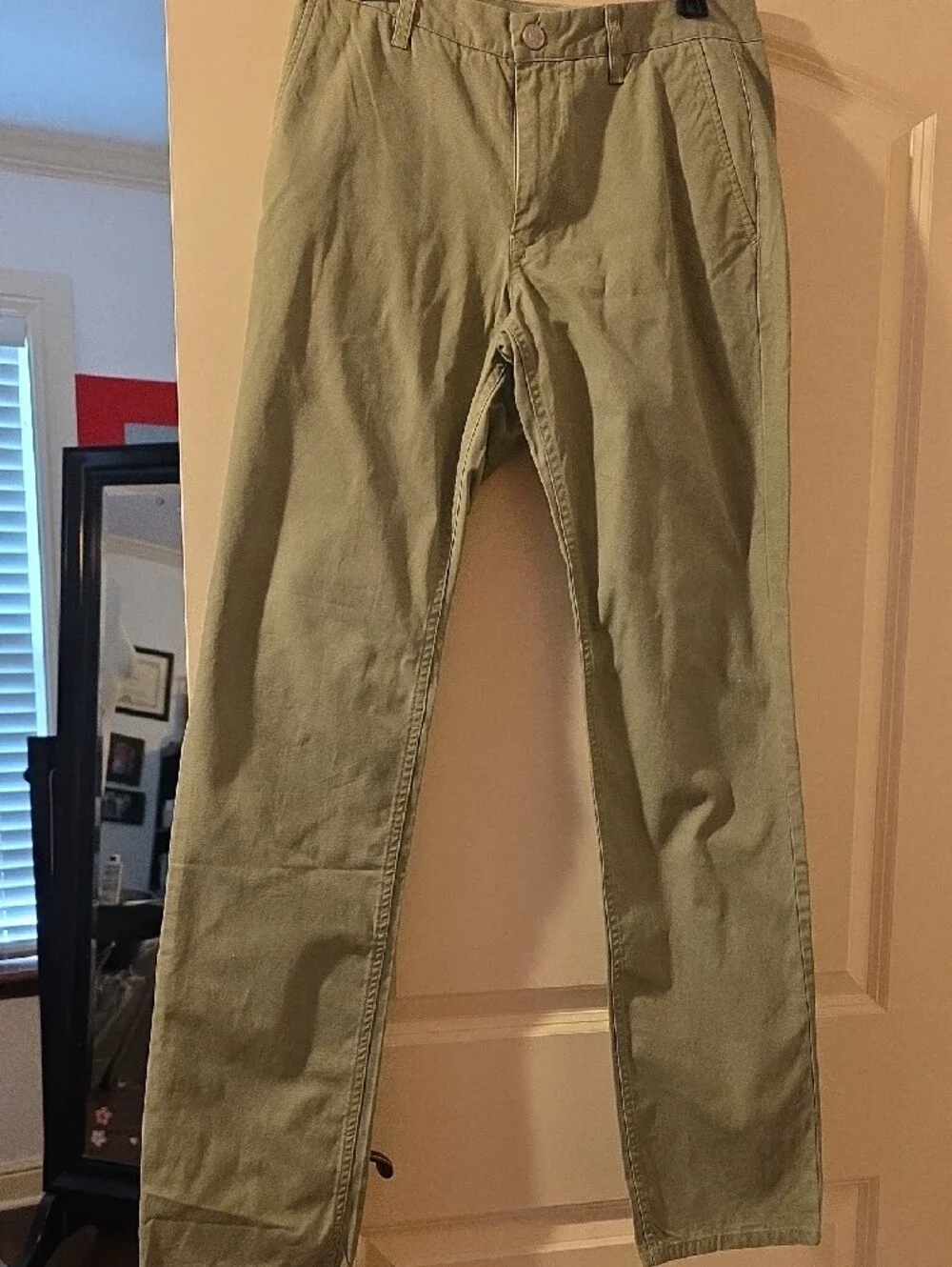 Bonobos Olive Green Slim Chinos